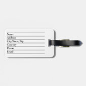 Aangepast Italië Vlag Italiaans Vlag reizen Bagage Bagagelabel (Achterkant horizontaal)