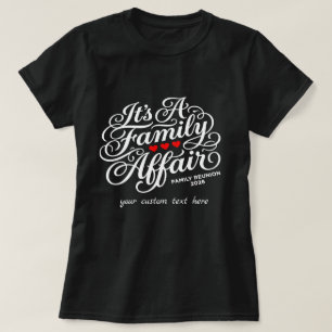 Aangepast It's A Family Affair Reünie 2026 T-shirt