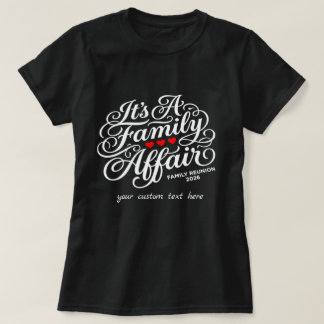 Aangepast It's A Family Affair Reünie 2026 T-shirt