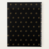 Aangepast jaar 2019 2020 zwart-wit goudmonogram G Planner (Achterkant)