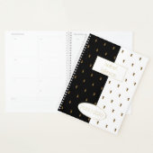 Aangepast jaar 2019 2020 zwart-wit goudmonogram I Planner (Display)