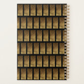 Aangepast jaar 2019 zwart goudmonogram I legant Planner (Achterkant)