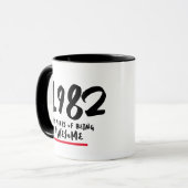 Aangepast jaar Aangepast jaargepersonaliseerd cade Mok (Voorkant links)