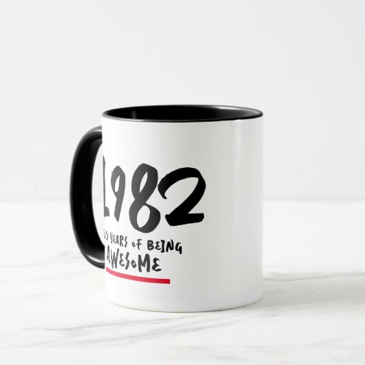 Aangepast jaar Aangepast jaargepersonaliseerd cade Mok (Voorkant links)