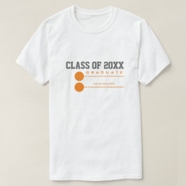 Aangepast jaar | Afstuderen T-shirts op school