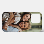 Aangepast jaar Besties BFF Modern script Foto Case-Mate iPhone Case (Achterkant (horizontaal))