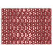 Aangepast jaar bordeauxrood en wit afstuderen  tafelkleed (Voorkant (Horizontaal))