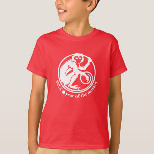 Aangepast jaar  Chinees Jaar van de apen T-Hemden T-shirt