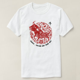 Aangepast jaar | Chinees Jaar van de Ox T-shirt