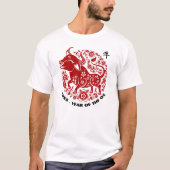Aangepast jaar | Chinees Jaar van de Ox T-shirt (Voorkant)