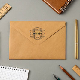 Aangepast jaar Gelukkig Chinees Nieuwjaar Rubberstempel