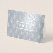 Aangepast jaar | Gelukkig Nieuwjaar Luxe Folie Kaarten (Voorkant)