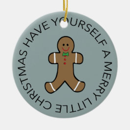 Aangepast Jaar Gingerbread Man Ornament