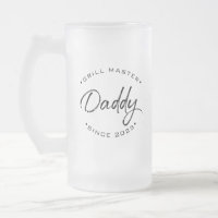 Aangepast jaar Handlettering Grill Master Daddy