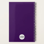 Aangepast jaar, Logo, tekst, Paarse agenda (Achterkant)