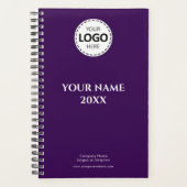 Aangepast jaar, Logo, tekst, Paarse agenda (Voorkant)