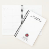 Aangepast jaar, Logo, Tekst, Wit Dagboek Planner (Display)