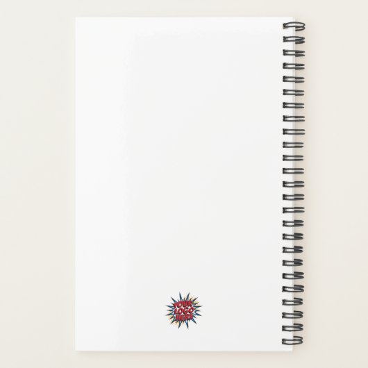 Aangepast jaar, Logo, Tekst, Wit Dagboek Planner (Achterkant)