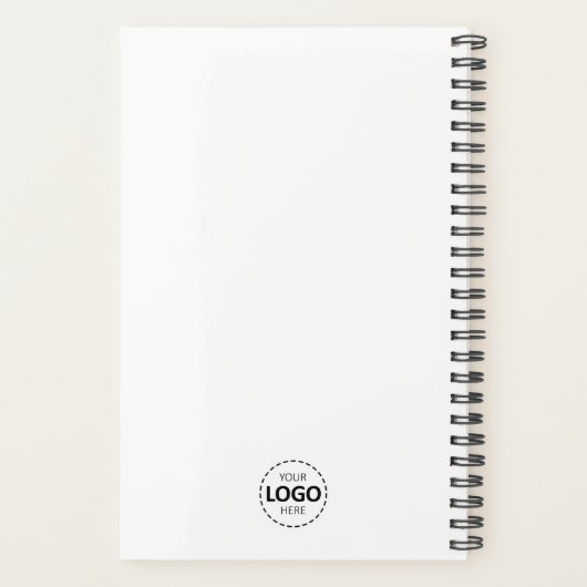 Aangepast jaar, Logo, tekst, witte afspraak Planner (Achterkant)