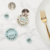 Aangepast jaar | mijlpaalverjaardag confetti (Groep)