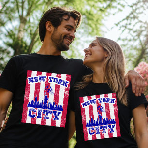 Aangepast jaar New York City T-shirt