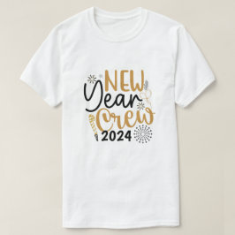 Aangepast jaar Nieuwjaar Crew Group Matching T-shirt
