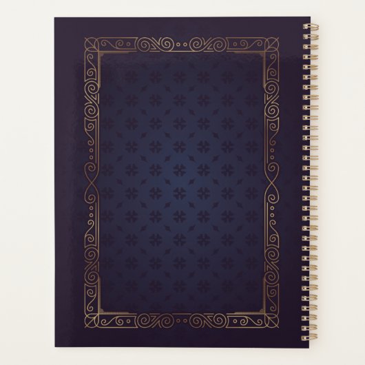 Aangepast jaar schrijver planner (Achterkant)