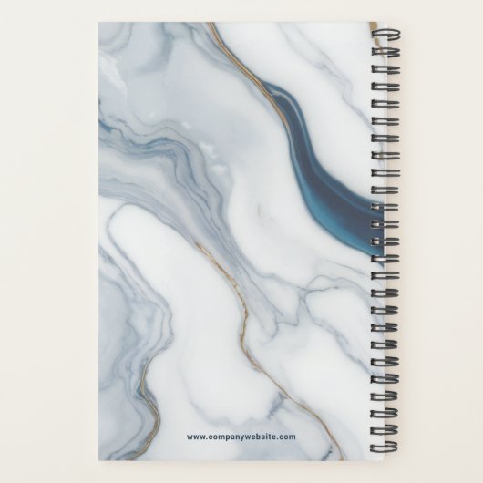 Aangepast jaar, tekst, web-URL, afspraak Planner (Achterkant)