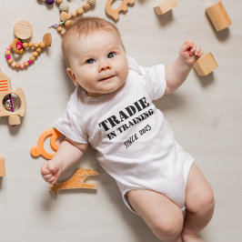 Aangepast jaar "Tradie in Training" Romper