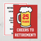 Aangepast jaar uitnodiging tot pensionering voor b (Voorkant / Achterkant)