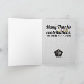 Aangepast jaar universele verjaardag van werknemer kaart (Binnen)