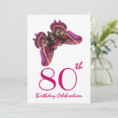 Aangepast jaar van geboorte Partij nodigt Paarse v Kaart (Staand voorkant)