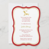 Aangepast Jaar van het Geit Baby shower Kaart (Achterkant)