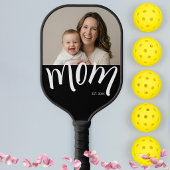 Aangepast jaar van oprichting script zwart kleurbl pickleball paddle