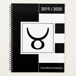 Aangepast jaar voor dierentuin Tusurus Black en Wh Planner