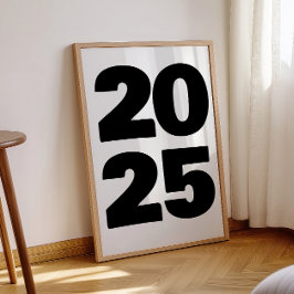 Aangepast Jaar voor Evenement Print Poster Papier