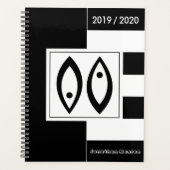 Aangepast jaar voor het tekenen van tandwielmerken planner (Voorkant)