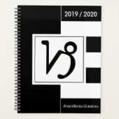 Aangepast jaar voor jachthandtekening Capricorn Bl Planner (Voorkant)