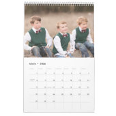 Aangepast jaar voor moderne serie foto-elegant scr kalender (Mar 2026)