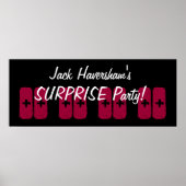 Aangepast jaar voor surrogaat op feestdag poster (Voorkant)