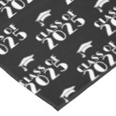 Aangepast jaar zwart-wit afstuderen  tafelkleed (Gekanteld)