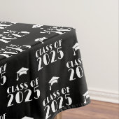 Aangepast jaar zwart-wit afstuderen  tafelkleed (Voorbeeld)