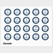 Aangepast jaarpictogram 1/2 inch ronde sticker (Vel)