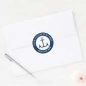 Aangepast jaarpictogram 1/2 inch ronde sticker (Envelop)