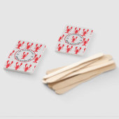 Aangepast jaars zomerkrabboil handwaaier (Niet-gemonteerd)