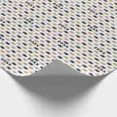 Aangepast jaarscollingspatroon voor studiepunt cadeaupapier (Hoek)