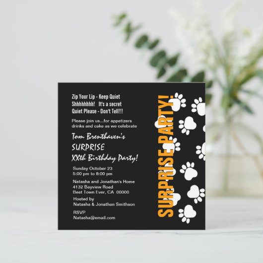 Aangepast jaartal Verf afdrukken V059 Kaart (Staand voorkant)