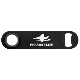 Aangepast jachtvliegtuig logo Pro Speed flesopener Flessenopener