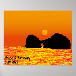 Aangepast Japans Landschap Reizen Esthetisch Poste Poster