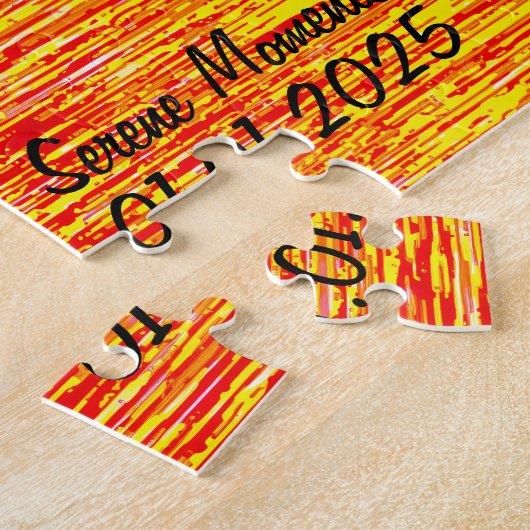 Aangepast Japans Landschap Reizen Esthetisch Sinaa Legpuzzel (Zijkant)